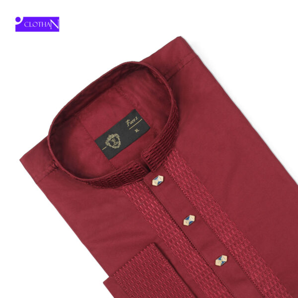 Premium maron panjabi - Image 3