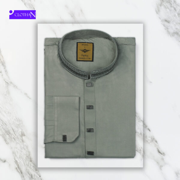 Premium ash panjabi - Image 2