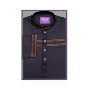 Premium black panjabi