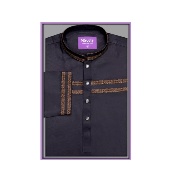 Premium black panjabi